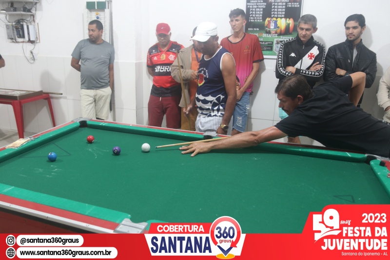 Torneio de Sinuca em Santana do Ipanema 2023 – Santana 360 graus