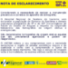 NOTA DE ESCLARECIMENTO