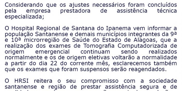 NOTA DE ESCLARECIMENTO