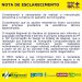 NOTA DE ESCLARECIMENTO
