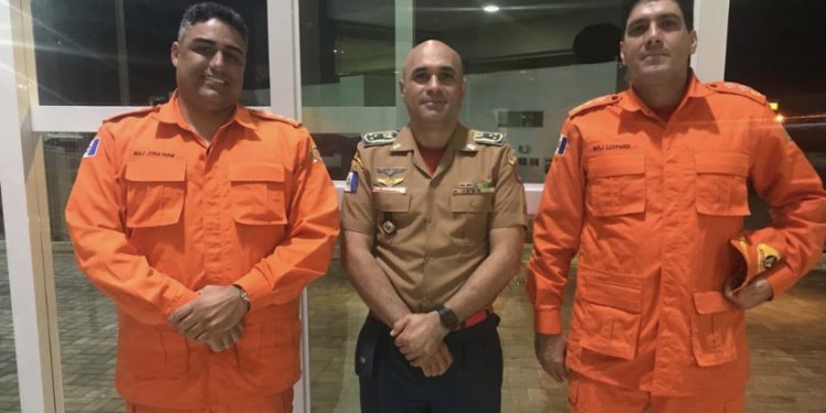 Visita do comandante geral do CBM-AL ao 9º GBM em Santana do Ipanema