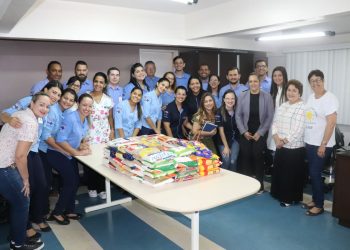 HOSPITAL REGIONAL DE SANTANA FAZ DOAÇÃO DE ALIMENTOS ARRECADADOS EM EVENTOS