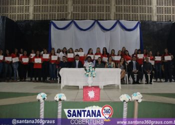 Missa e Formatura de conclusão do Curso  de Cabeleireiro da Casa do Menor