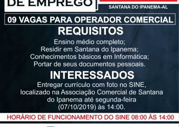 Lojas Americanas abre seleção de vagas para Santana do Ipanema