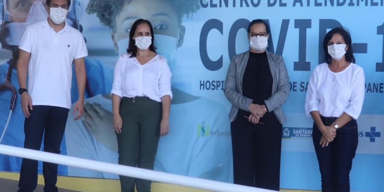 Entrega do Centro de Atendimento a Covid-19, Josefa Maria da Silva em Santana do Ipanema