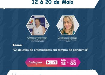 Live Os desafios da enfermagem em tempos de pandemia