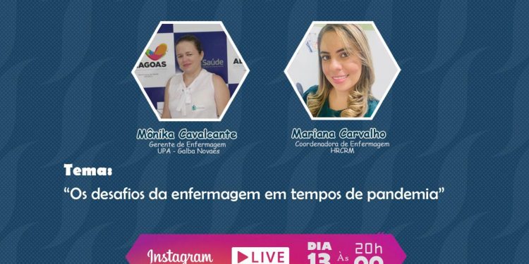 Live Os desafios da enfermagem em tempos de pandemia