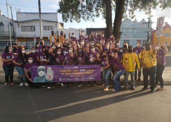 COLABORADORES DO HOSPITAL DE SANTANA, REALIZAM BLITZ: PELO FIM DA VIOLÊNCIA CONTRA A MULHER.