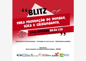 HOSPITAL DE SANTANA REALIZARÁ AÇÃO DE COMBATE AO MOSQUITO TRANSMISSOR DA DENGUE, ZIKA E CHIKUNGUNYA