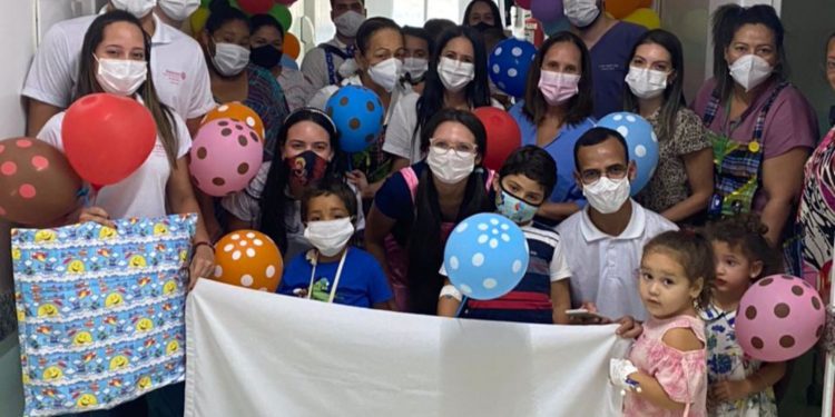 Ação do Rotaract no Dia das Crianças do HRCRM