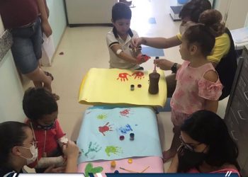 Ação da Semana da Criança do HRCRM