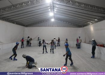 Abertura a pista de gelo em Santana do Ipanema