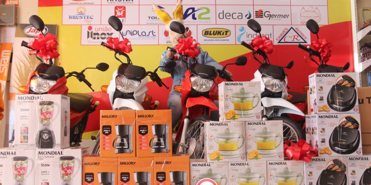 Segundo sorteio de aniversário de 100 anos da Casa o Ferrageiro em Santana do Ipanema