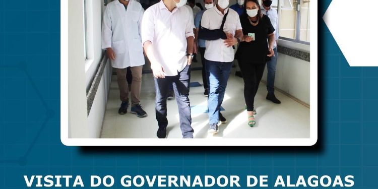 Visita do governador de Alagoas ao HRCRM