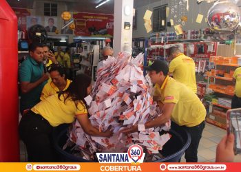 Sexto sorteio de 100 anos da casa O Ferrageiro em Santana do Ipanema
