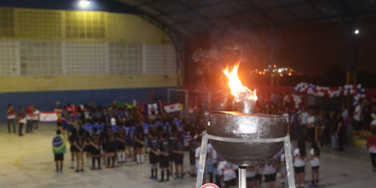 Abertura dos Jogos Internos do Colégio Divino Mestre em Santana do Ipanema