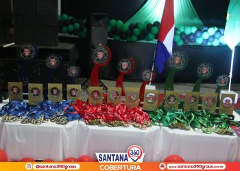 Premiação do Campeonato Municipal Santanense de Futebol de Campo 2022