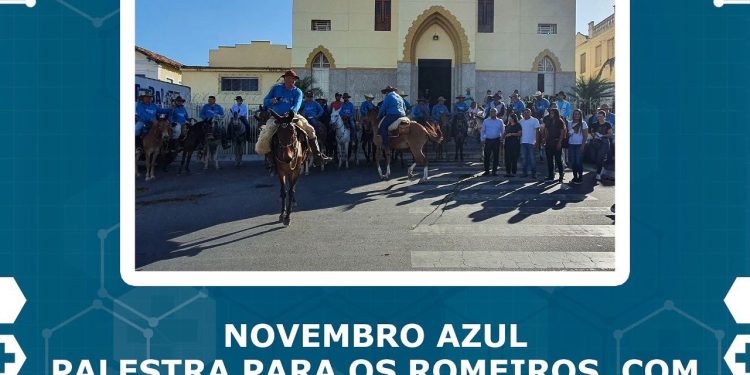 Palestra sobre o Novembro Azul para os romeiros, com destino a Juazeiro do Norte-CE.