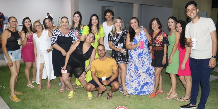 Confraternização da sede da Sec. Municipal de Saúde