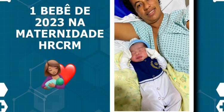 PRIMEIRO BEBÊ DE 2023 DO HOSPITAL REGIONAL DE SANTANA DO IPANEMA