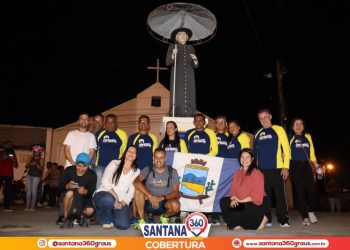 Santanenses saíram a pé em romaria até o Juazeiro do Norte – CE