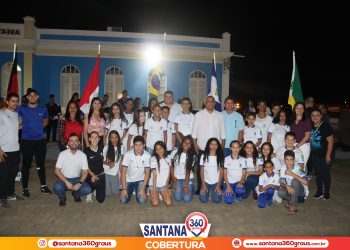 Hasteamento das bandeiras na Semana da Independência Santana do Ipanema