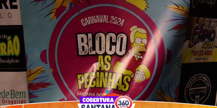 Bloco As Pecinhas 2024 em Santana do Ipanema