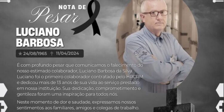 Nota de pesar do HRCRM