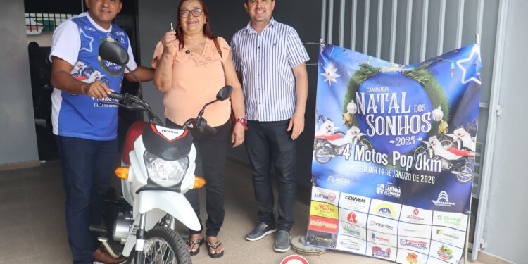 Entrega das Motos da Campanha Natal dos Sonhos 2025